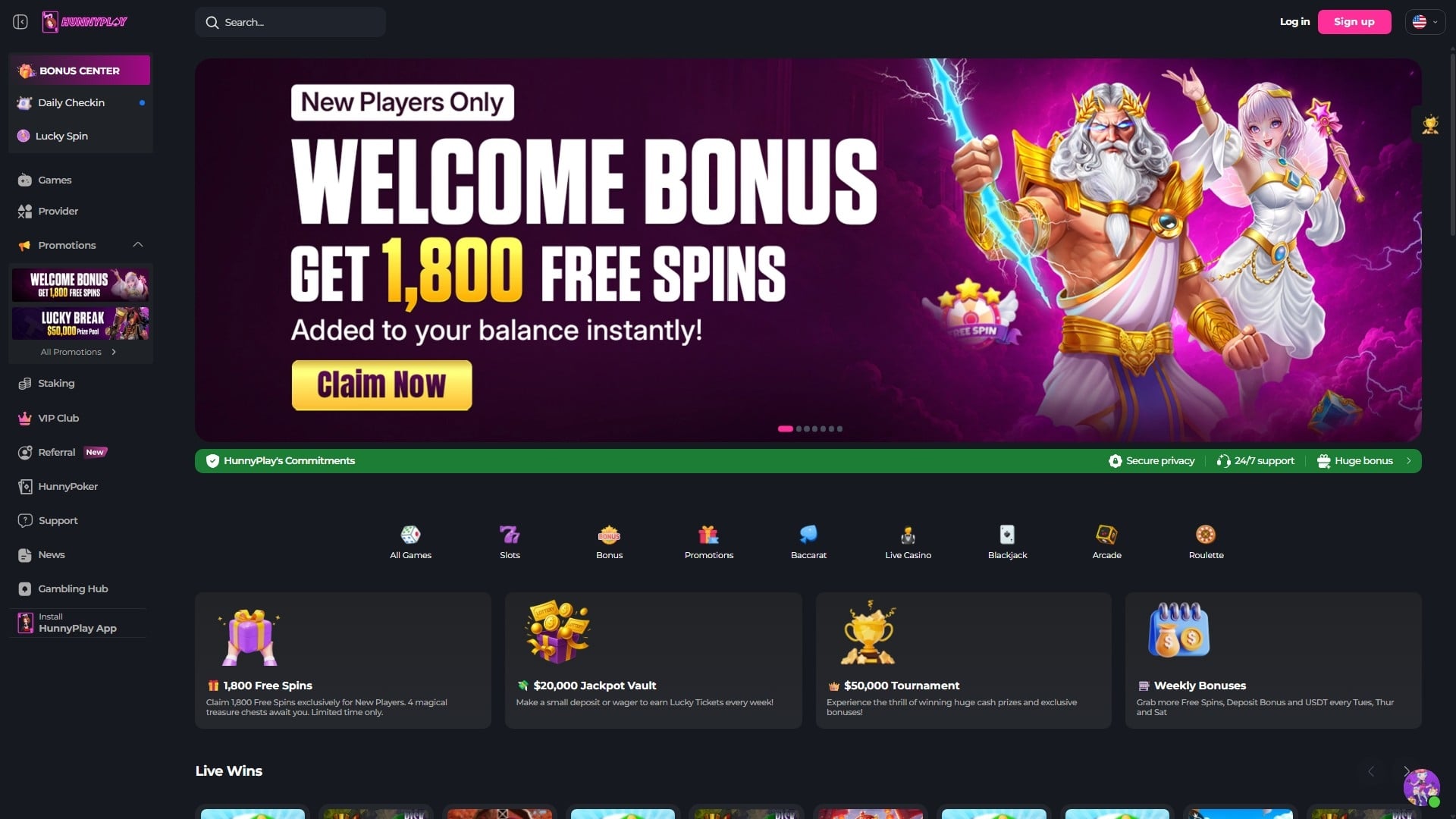 HunnyPlay Screenshot