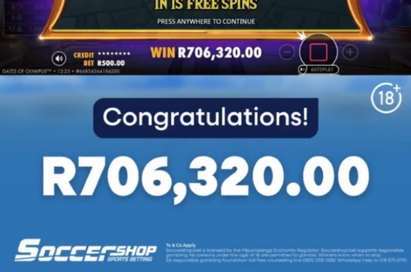 706K Win at SoccerShop