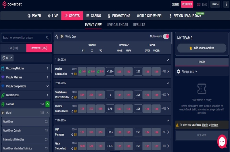 Pokerbet Sports