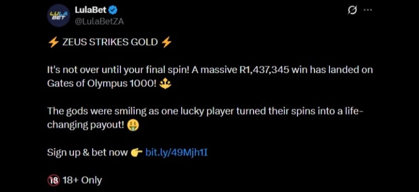 Twitter LulaBet 1437K Gates Win Twitter LulaBet 1437K Gates Win
