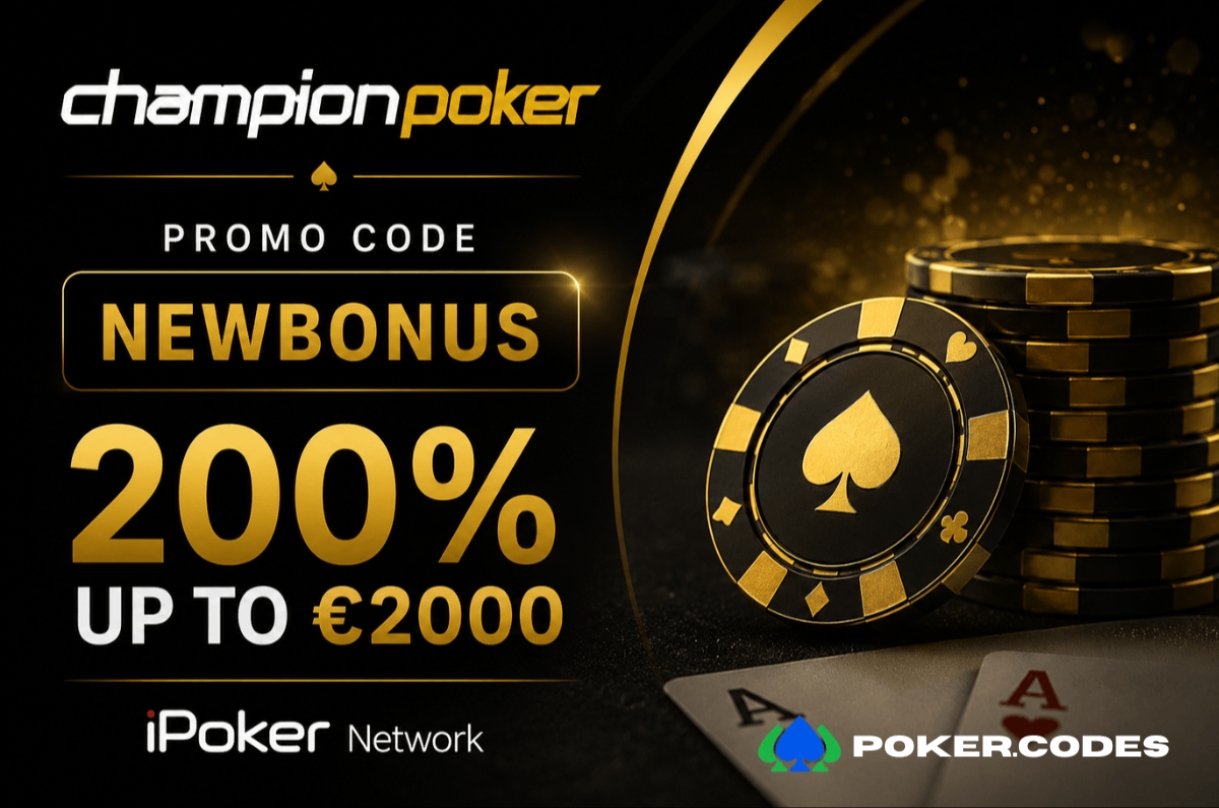 ChampionPoker Promo Code NEWBONUS