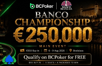 Exclusive Poker-SM 2026 Banco Championship €250K GTD Qualifiers on BCPoker