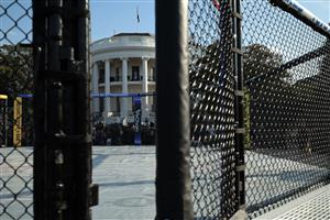 The UFC Freedom 250 setup on the White House lawn. (Getty Images)