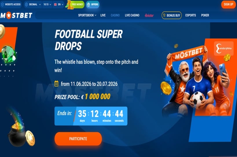 Casino slots at MostBet