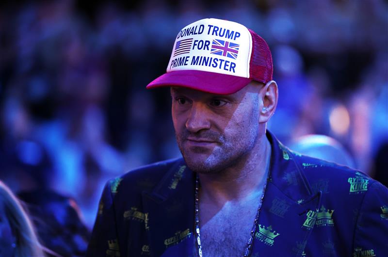 Boxer Tyson Fury is seen during UFC Freedom 250 at the White House on June 14, 2026 in Washington, DC. (Photo by Chris Graythen/Getty Images)