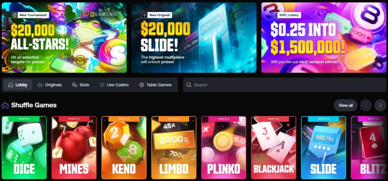 Shufflers Casino