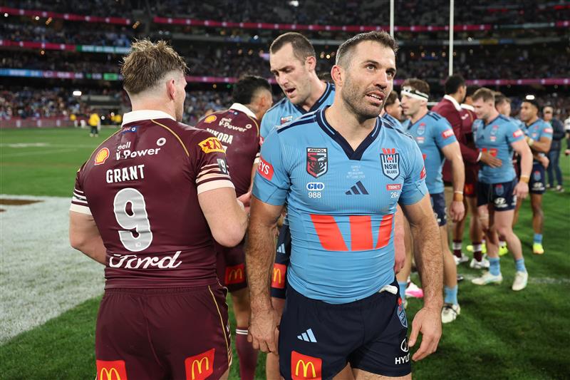 James Tedesco of the New South Wales Blues after Game 2 of the 2026 State of Origin series at the Melbourne Cricket Ground on June 17, 2026 in Melbourne, Australia. (Getty)