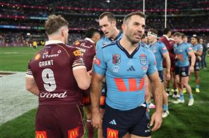 James Tedesco of the New South Wales Blues after Game 2 of the 2026 State of Origin series at the Melbourne Cricket Ground on June 17, 2026 in Melbourne, Australia. (Getty)
