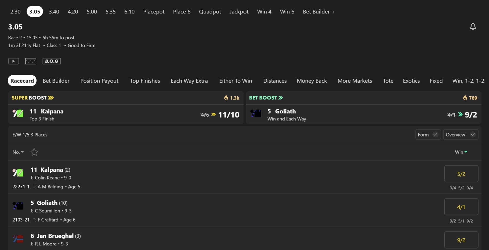 Kalpana Top 3 Boost bet365 Kalpana Top 3 Boost bet365