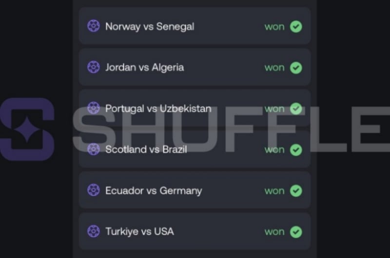 264x Shuffle World Cup Multi