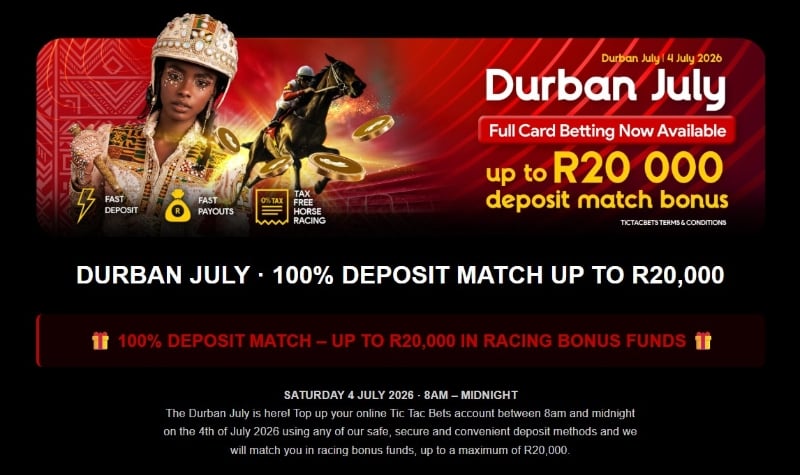 TicTacBets Durban July TicTacBets Durban July
