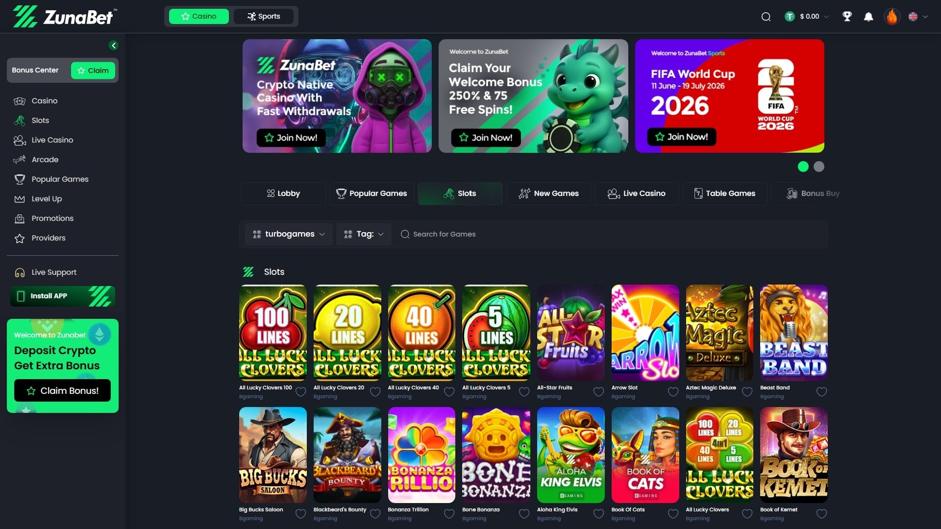 ZunaBet Slots ZunaBet Slots