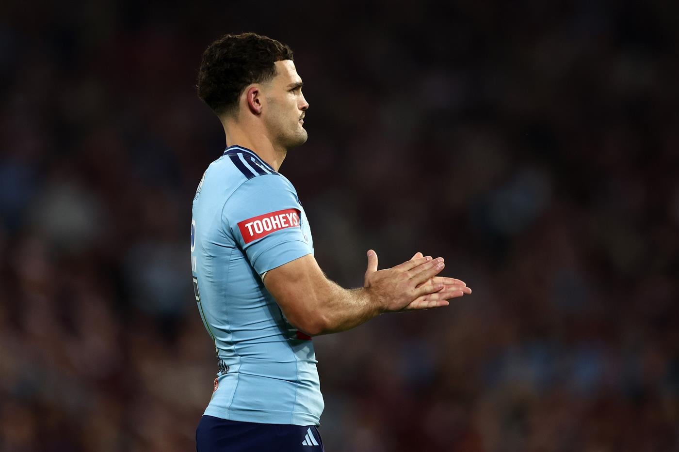 Cleary applauds the Blues fans (Getty)