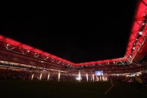 Fireworks light up Suncorp Stadium (Getty)
