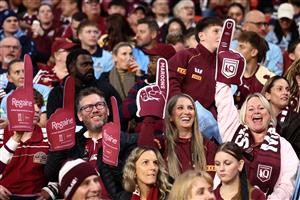 Queensland fans create a sea of maroon (Getty)