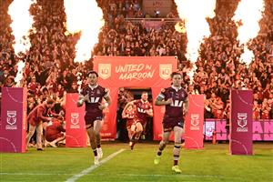 Munster leads Queensland onto the field (Getty)