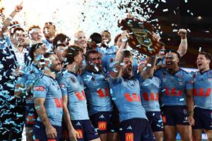 Yeo lifts the Origin shield (Getty)