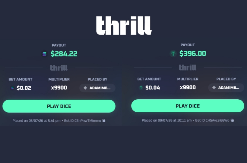 2x Thrill Dice Max Wins