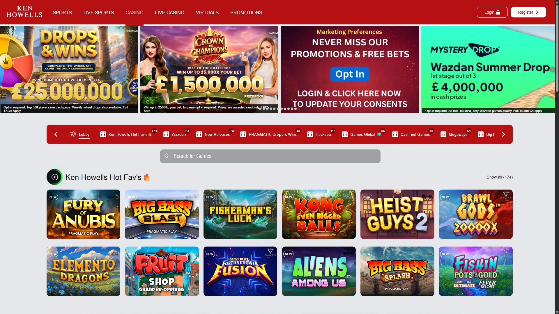 Ken Howells Casino Games Ken Howells Casino Games
