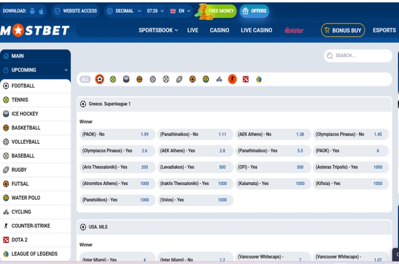 Outright betting