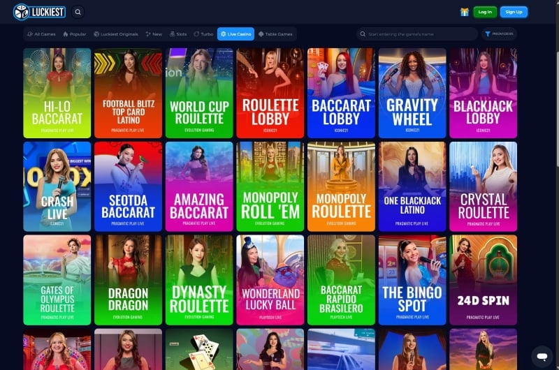 Luckiestcom Live Casino Luckiestcom Live Casino