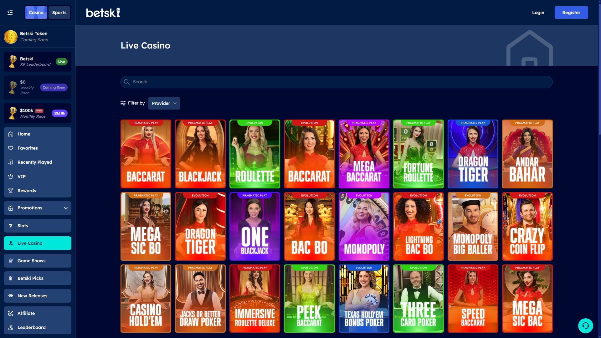 Betski Live Casino Betski Live Casino