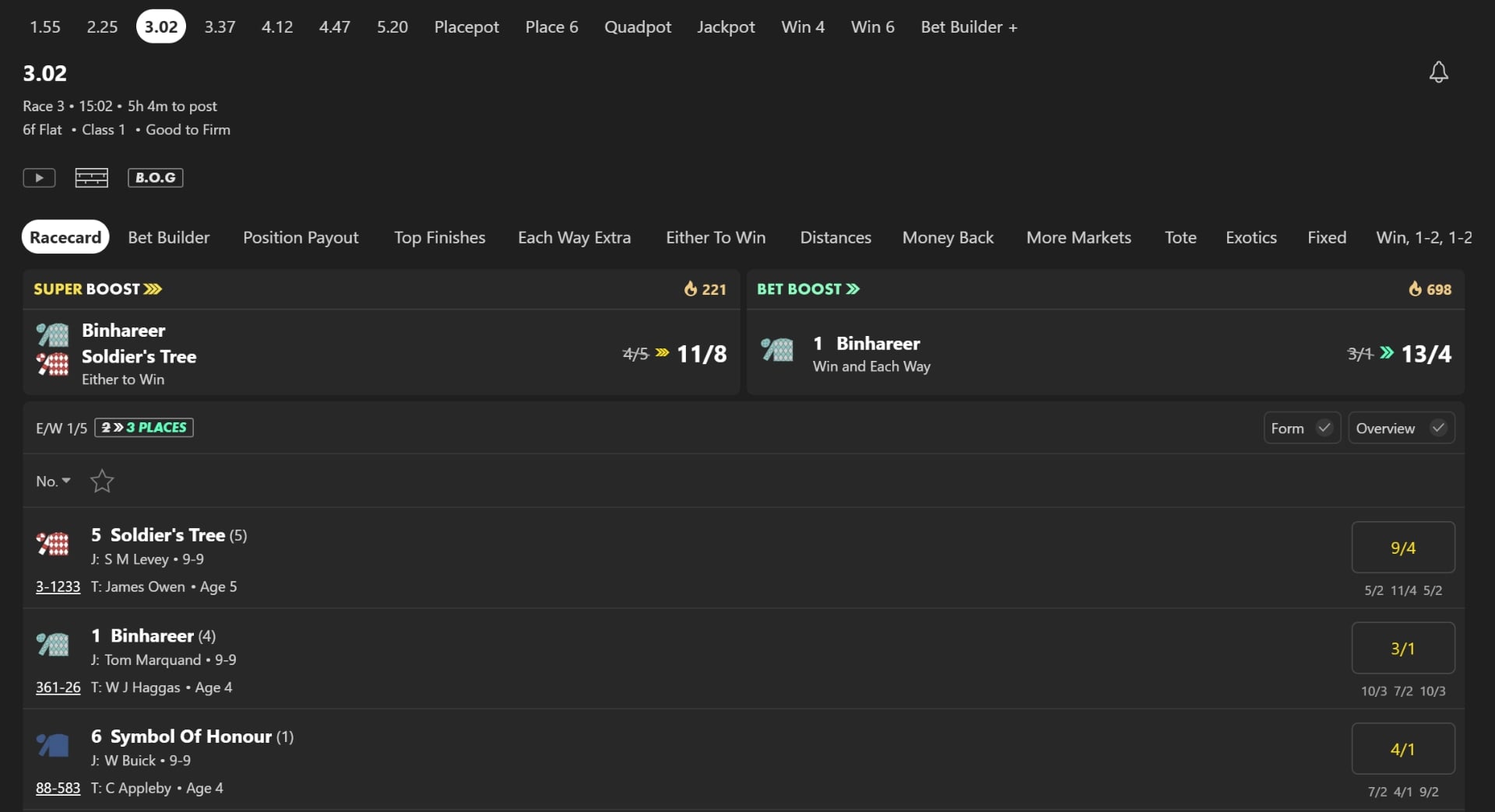 Newbury Hackwood Stakes Super Boost Newbury Hackwood Stakes Super Boost