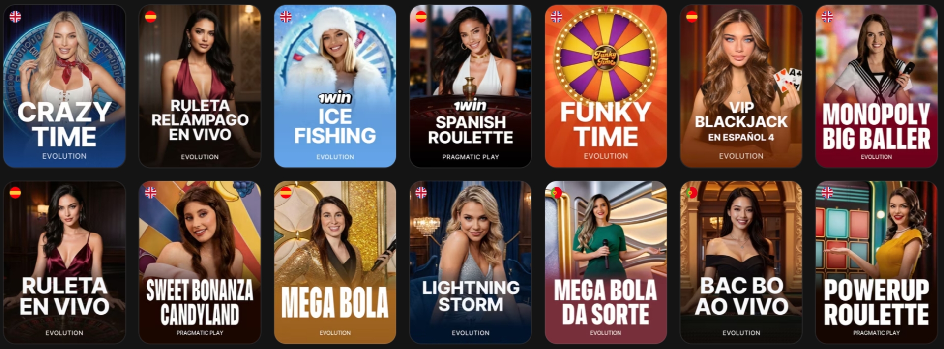 1win live casino