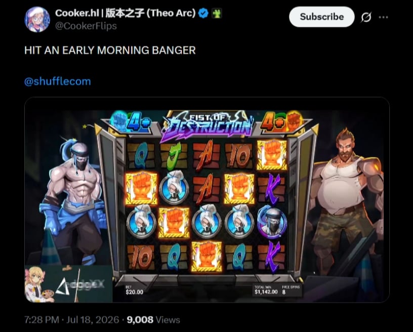 트위터 이른 아침 셔플 뱅어 Twitter Early Morning Shuffle Banger