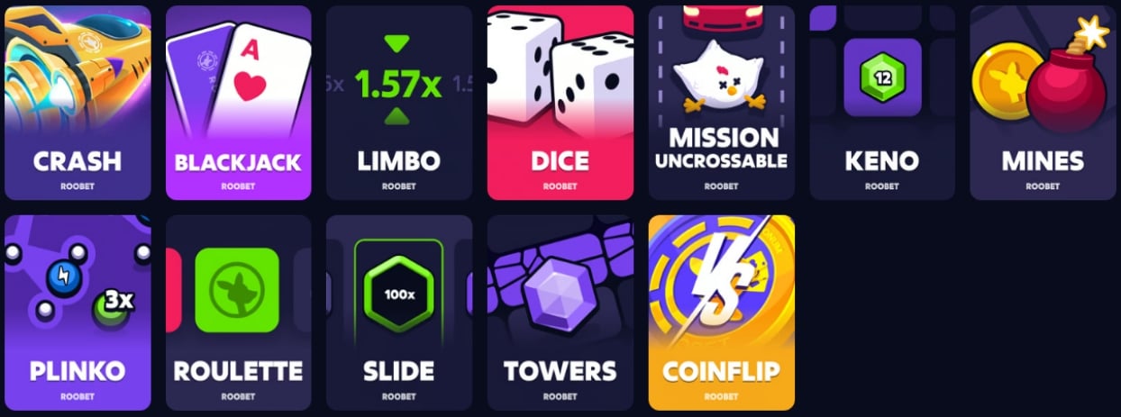 Roobet Games July26 Roobet Games July26