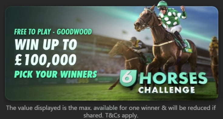 6 Horses bet365 Glorious Goodwood