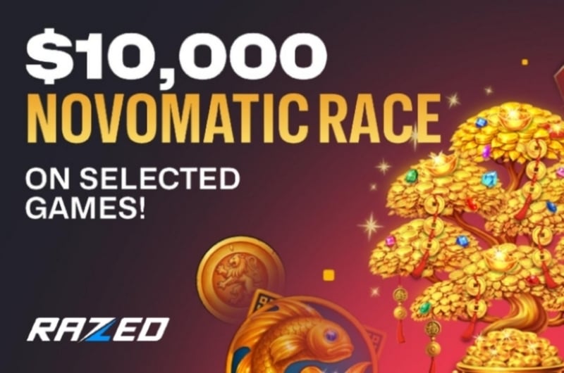 Razed 10K Novomatic Tournament Razed 10K Novomatic Tournament
