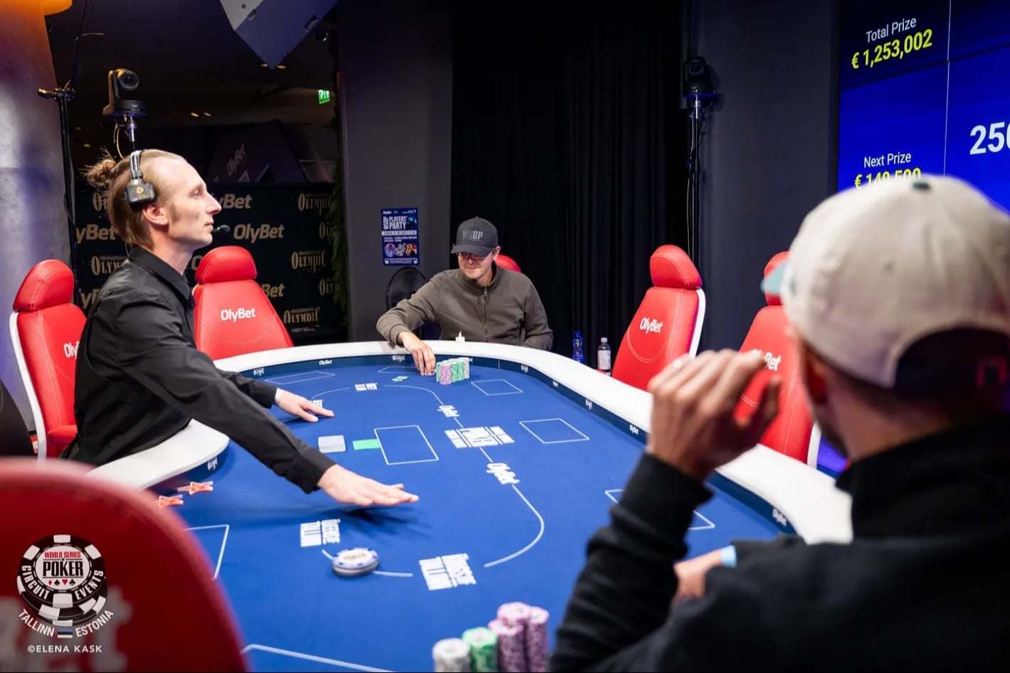 Van der Reijnst at the WSOPC Tallinn Main Event