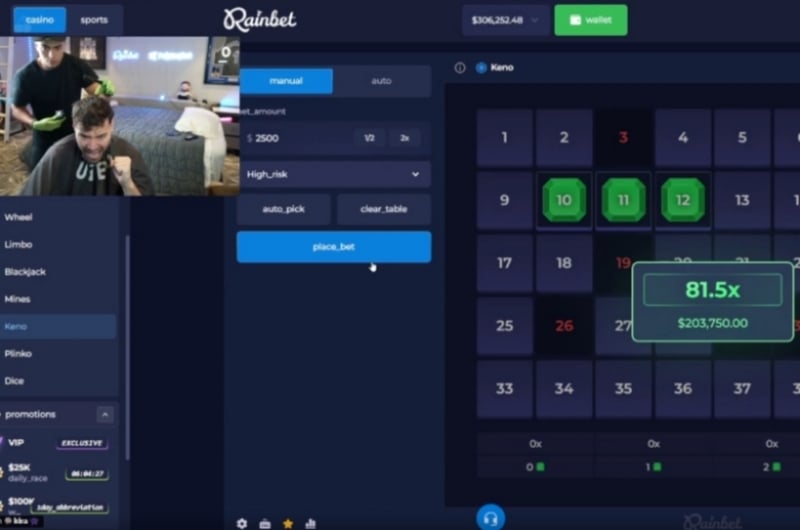 Rainbet Fade to Fortune