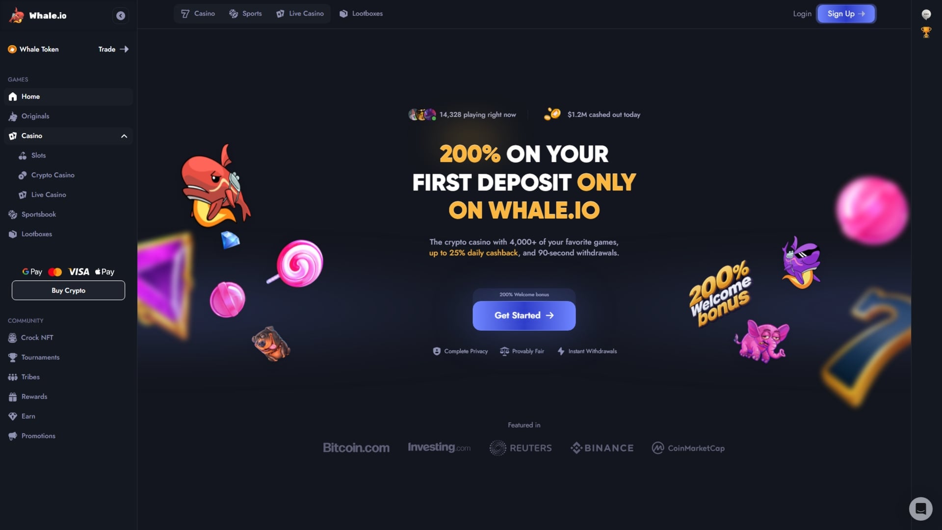 Whaleio Screenshot