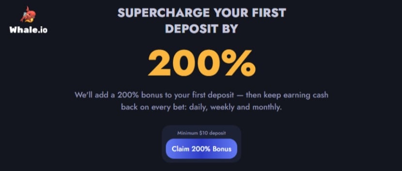 Whaleio Welcome Bonus Whaleio Welcome Bonus