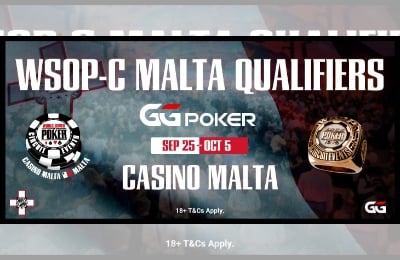 GGPoker ofron mundësi nga 5€ për në Eventin Kryesor të WSOP Circuit Malta me vlerë 1,500€