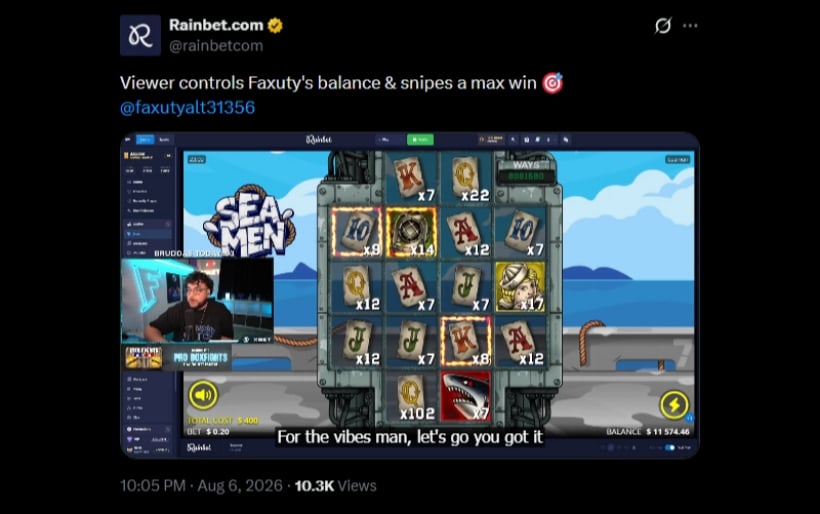 Twitter Faxuty Seamen Max Win