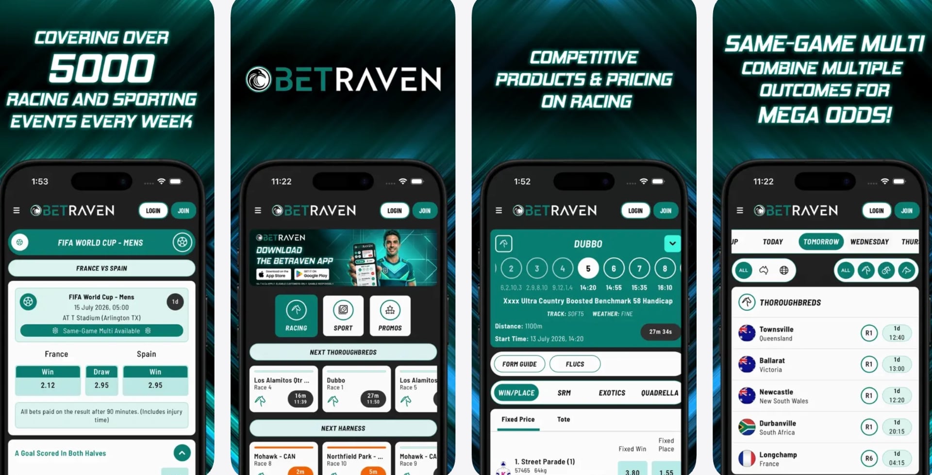 BetRaven Mobile