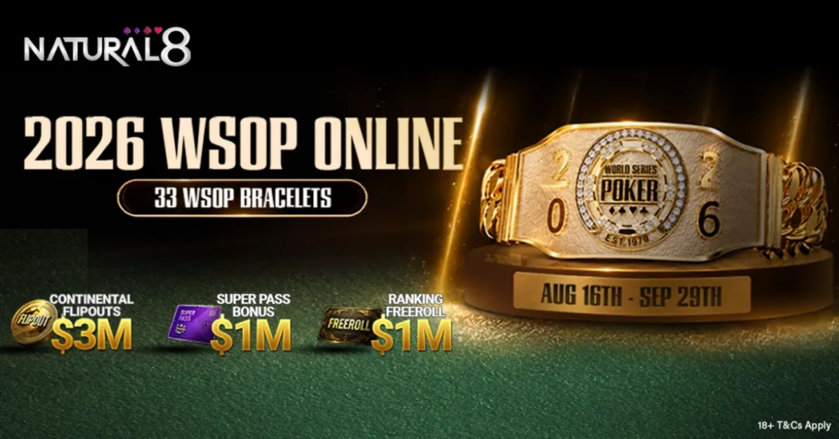 Natural8 WSOP Online 2026
