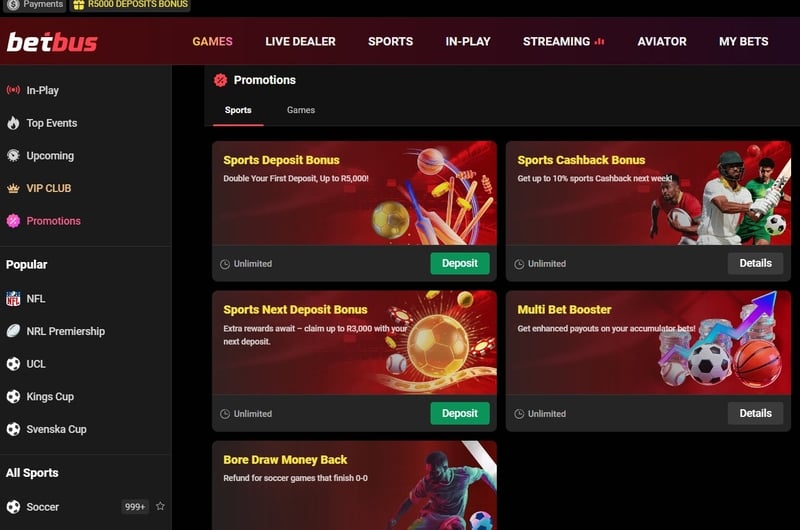 BetBus Bonus