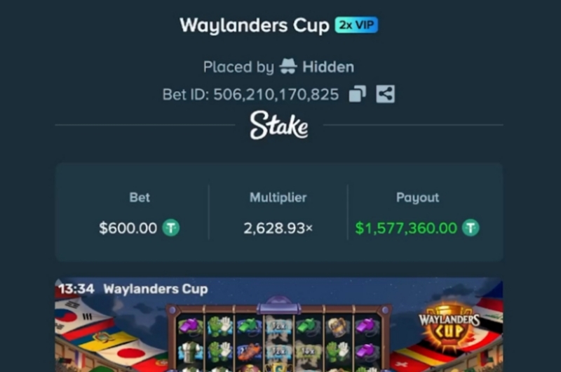 Waylanders Cup Stake Win Waylanders Cup Stake Win