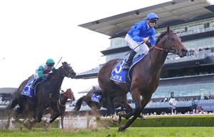 SYDNEY, AUSTRALIA - AUGUST 20: James McDonald on Anamoe wins race 8 the Winx Stakes during Sydney Racing at Royal Randwick Racecourse on August 20, 2022 in Sydney, Australia. (Photo by Mark Evans/Getty Images)