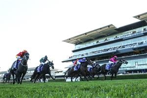 SYDNEY, AUSTRALIA - AUGUST 19:  James Mcdonald riding Fangirl  wins Race 8 Winx Stakes  during "Winx Stakes Day" - Sydney Racing at Royal Randwick Racecourse on August 19, 2023 in Sydney, Australia. (Photo by Jeremy Ng/Getty Images)
