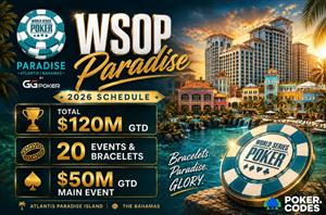 WSOP Paradise schedule 2026 PC