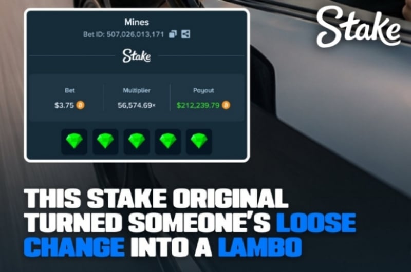 212K Stake Mines Win
