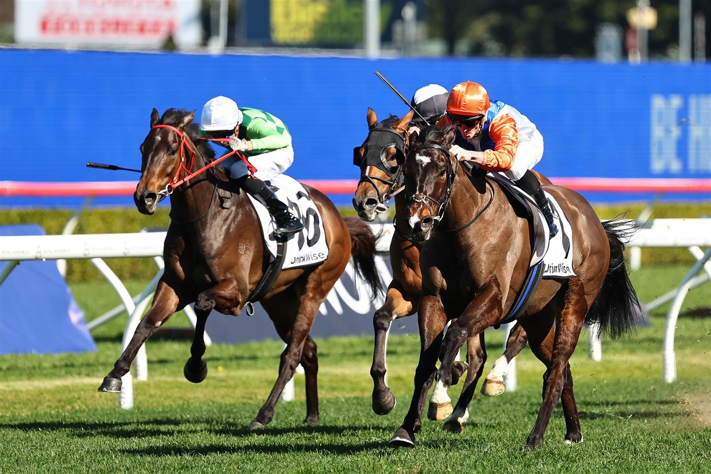 SYDNEY, AUSTRALIA - AUGUST 22: James McDonald riding King Of The Sea win Race 4 Drinkwise during Sydney Racing at Royal Randwick Racecourse on August 22, 2026 in Sydney, Australia. (Photo by Jeremy Ng/Getty Images)