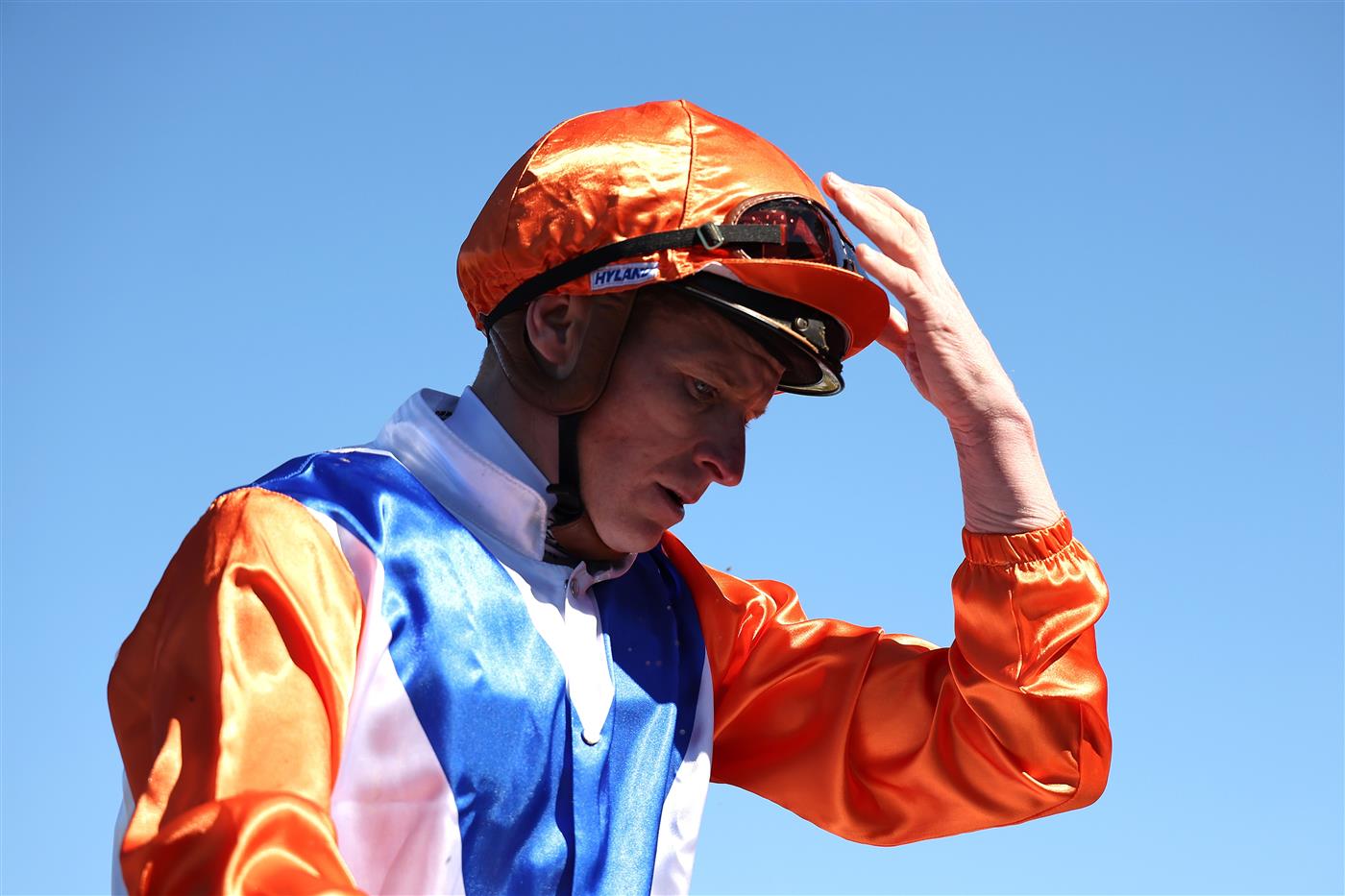 SYDNEY, AUSTRALIA - AUGUST 22: James McDonald riding King Of The Sea win Race 4 Drinkwise during Sydney Racing at Royal Randwick Racecourse on August 22, 2026 in Sydney, Australia. (Photo by Jeremy Ng/Getty Images)