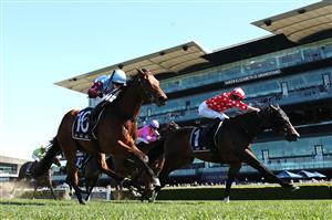 SYDNEY, AUSTRALIA - AUGUST 22: Dylan Gibbons riding Clear Proof win Race 1 Midway during Sydney Racing at Royal Randwick Racecourse on August 22, 2026 in Sydney, Australia. (Photo by Jeremy Ng/Getty Images)