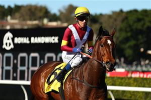 SYDNEY, AUSTRALIA - AUGUST 22: Kerrin Mcevoy  riding Prima Bella win Race 6 Schweppes Toy Show Quality during Sydney Racing at Royal Randwick Racecourse on August 22, 2026 in Sydney, Australia. (Photo by Jeremy Ng/Getty Images)